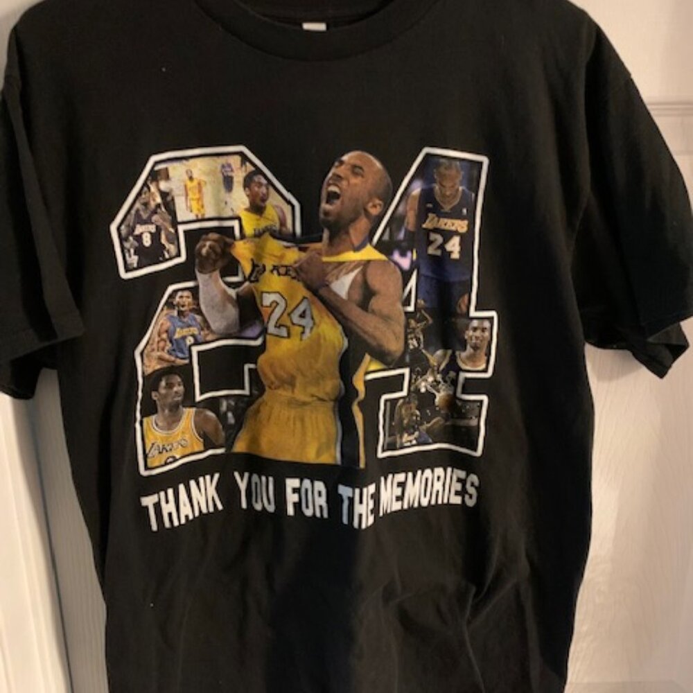 KOBE BRYANT MENS " THANKS FOR THE MEMORIES" TEE